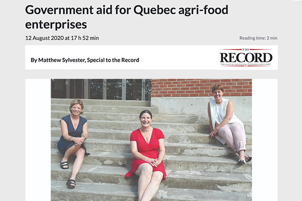 Government aid for Quebec agri-food enterprises