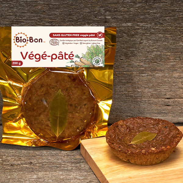 Végé-pâtés 200g de Bio-bon en épicerie