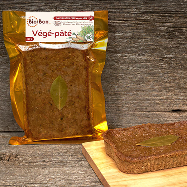 Veggie pâtés 600g from Bio-bon in grocery stores